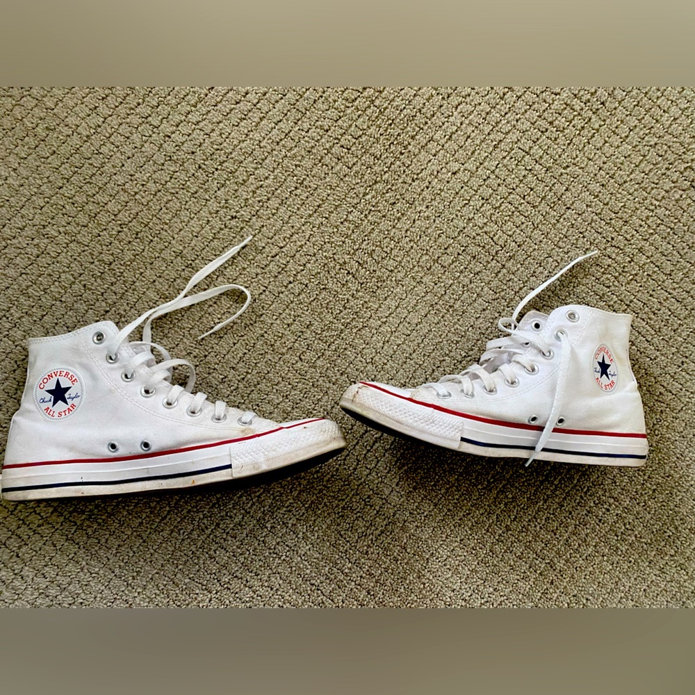 White High Top Converse